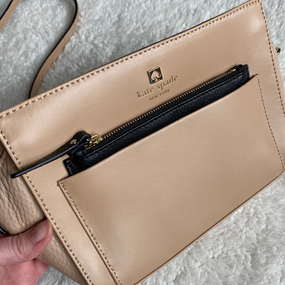 Kate Spade NY Nude Leather Crossbody Bag